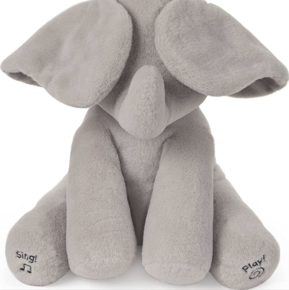 GUND Baby Animated Flappy The Elephant Stuffed Animal Baby - Picture 2 of 5